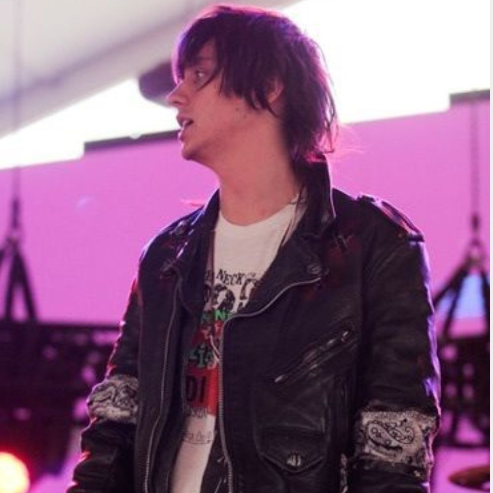 Instant Crush  Daft Punk ft. Julian Casablancas Black Leather Biker Jacket - Character View