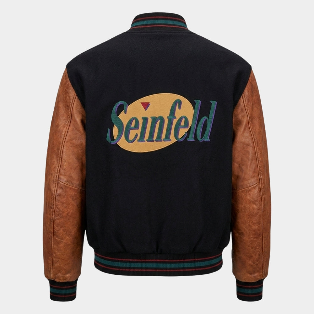Jerry Seinfeld Wool Blend Bomber Jacket