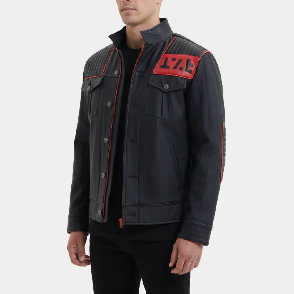 Jetstar’s My Chemical Romance Ray Toro Danger Days Black Cotton Jacket - Front View