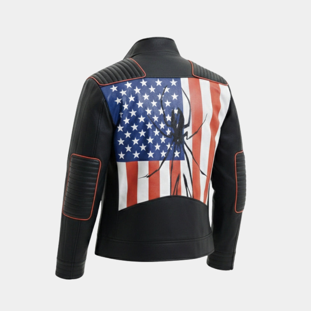Jetstar’s My Chemical Romance Ray Toro Danger Days Black Cotton Jacket - Mannequin Back View