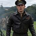 Jimmy James Stewart Brown Bomber Jacket