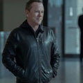 John Weir  Rabbit Hole Kiefer Sutherland Leather Jacket - Character Front View