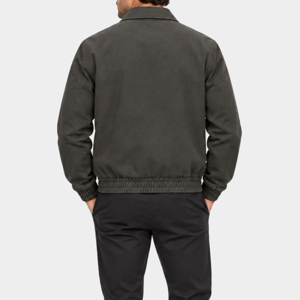 Joseph Zada Grey Cotton Jacket