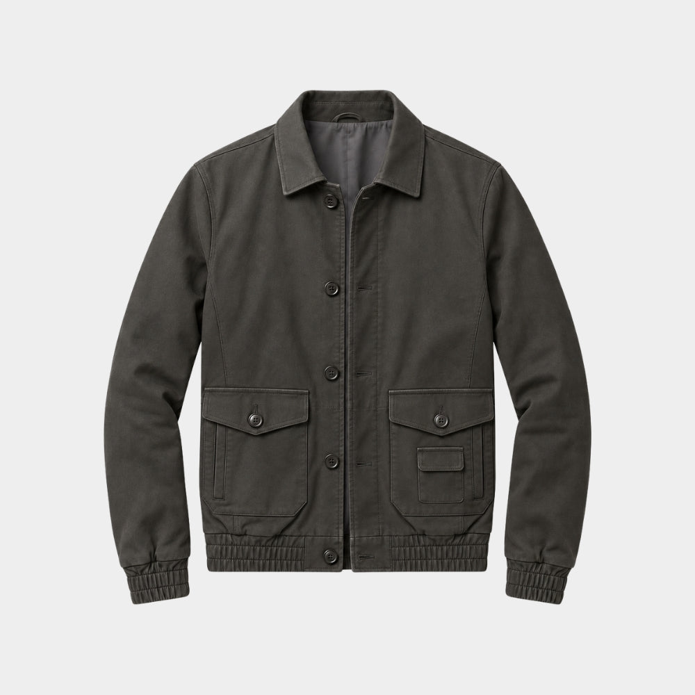 Joseph Zada Grey Cotton Jacket