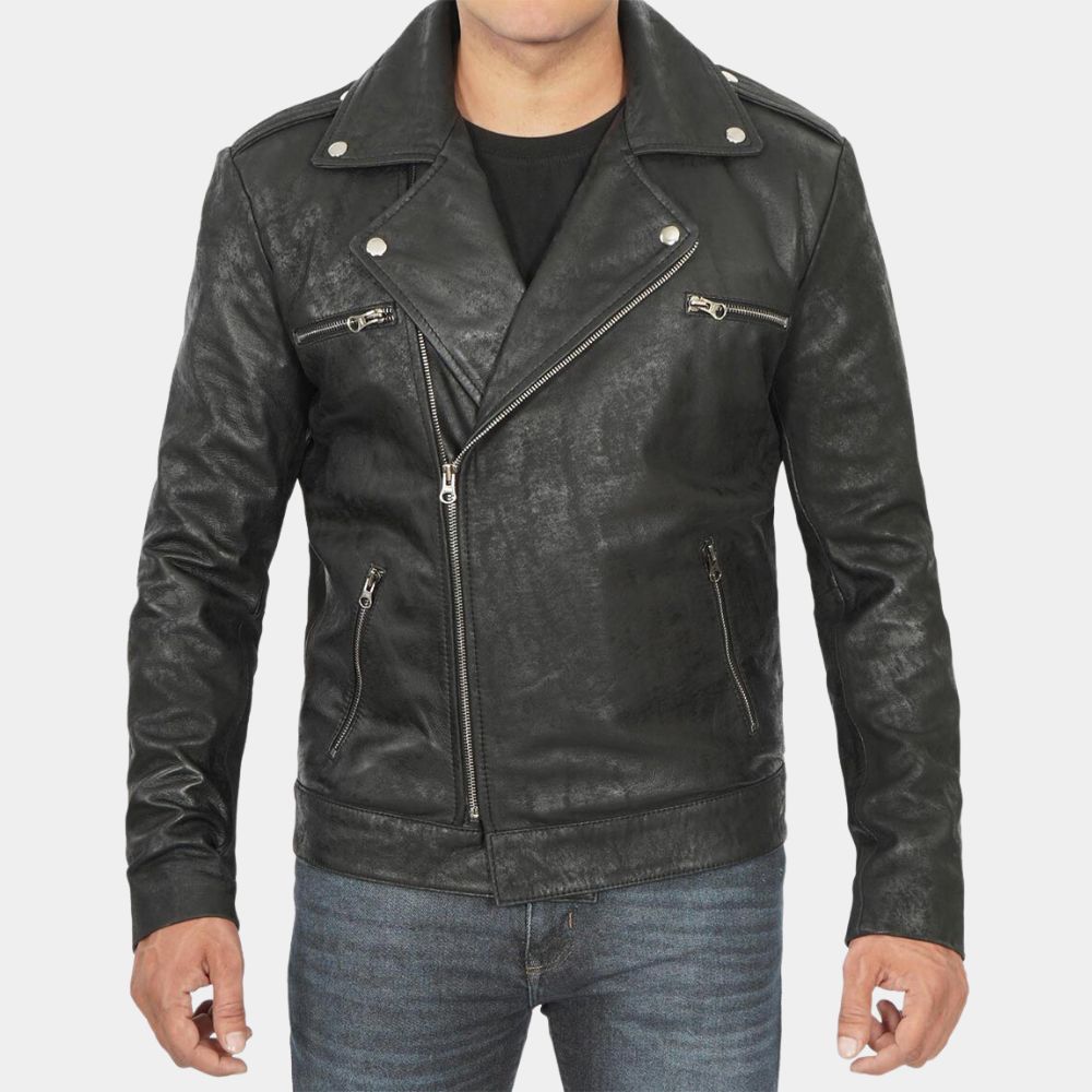 Judgment's Takayuki Lost Judgement Yagami Rugged Double Rider Jacket - Front View