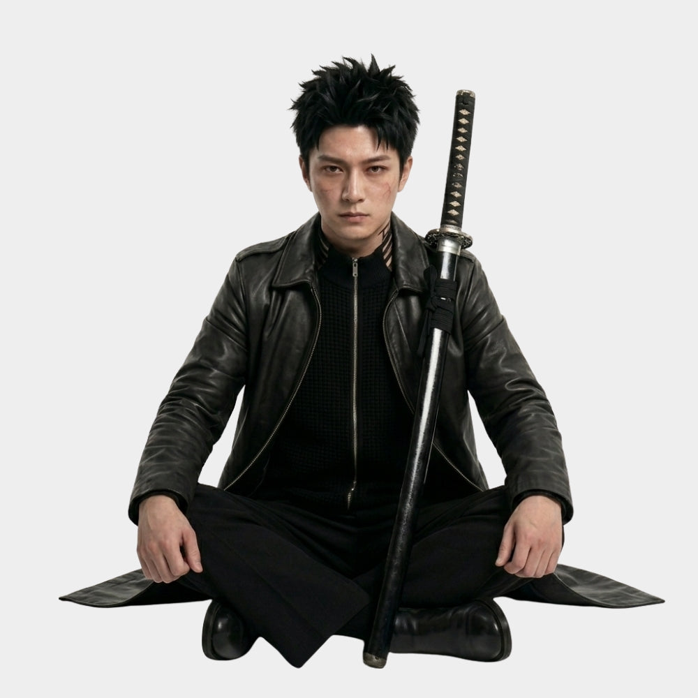 Kagurabachi Chihiro Rokuhira Leather Coat