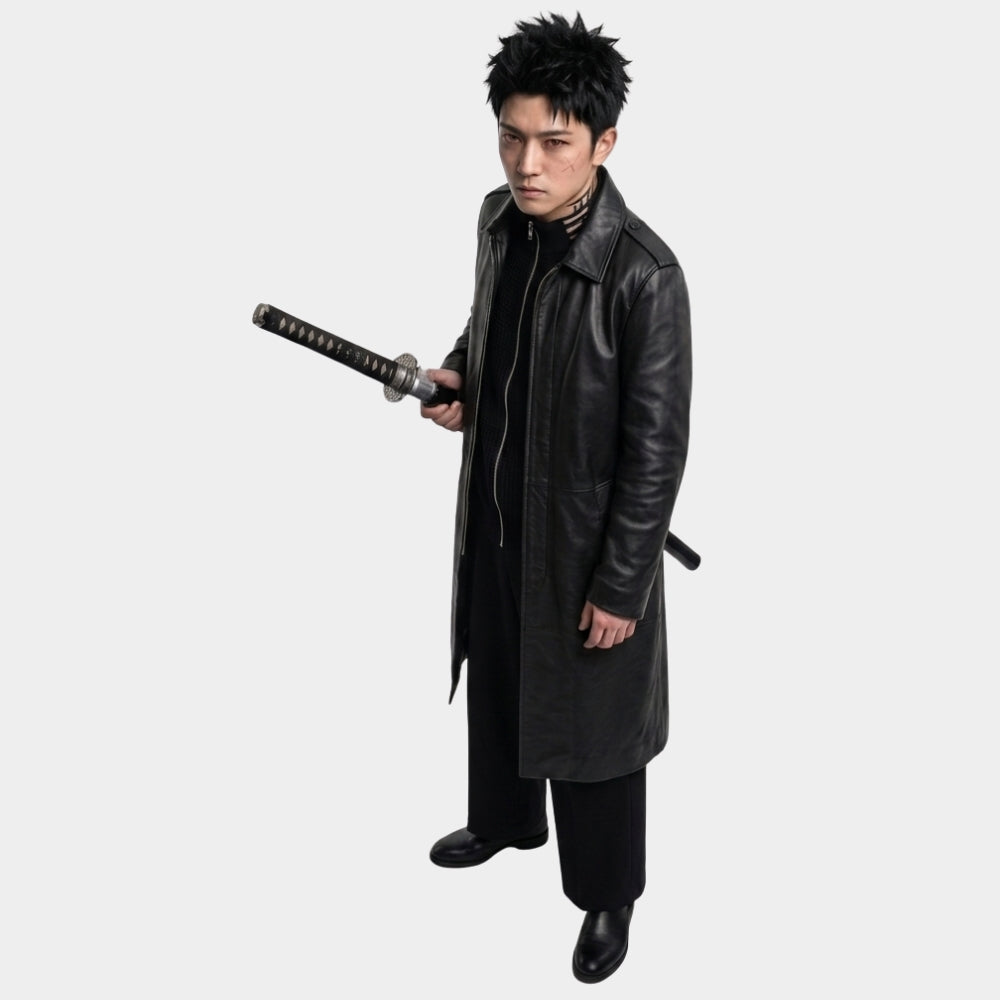 Kagurabachi Chihiro Rokuhira Leather Coat