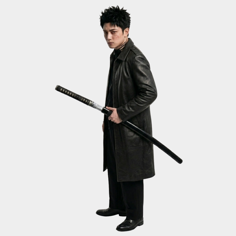 Kagurabachi Chihiro Rokuhira Leather Coat