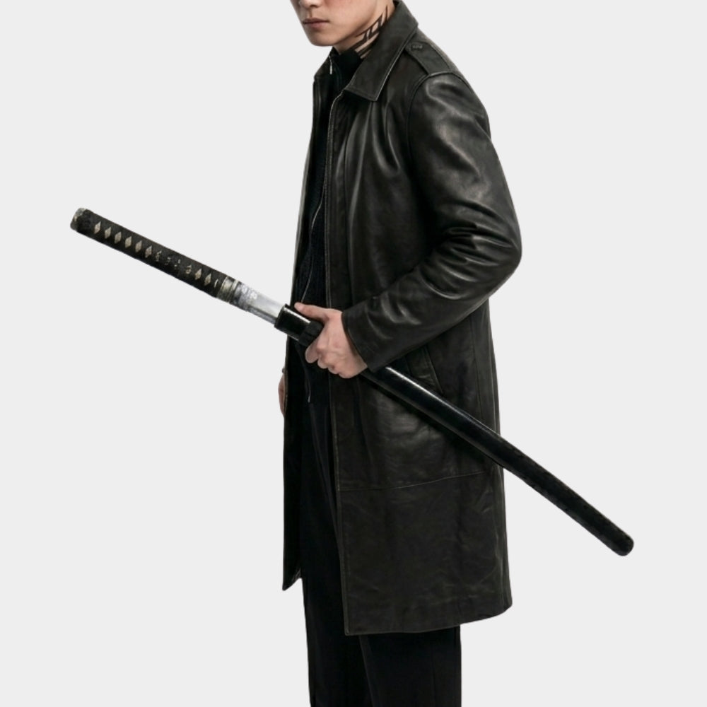 Kagurabachi Chihiro Rokuhira Leather Coat