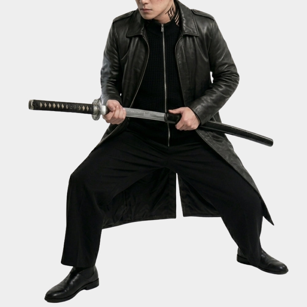 Kagurabachi Chihiro Rokuhira Leather Coat