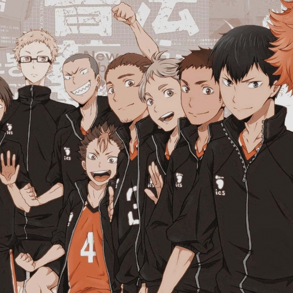 Karasuno Team Black Jacket