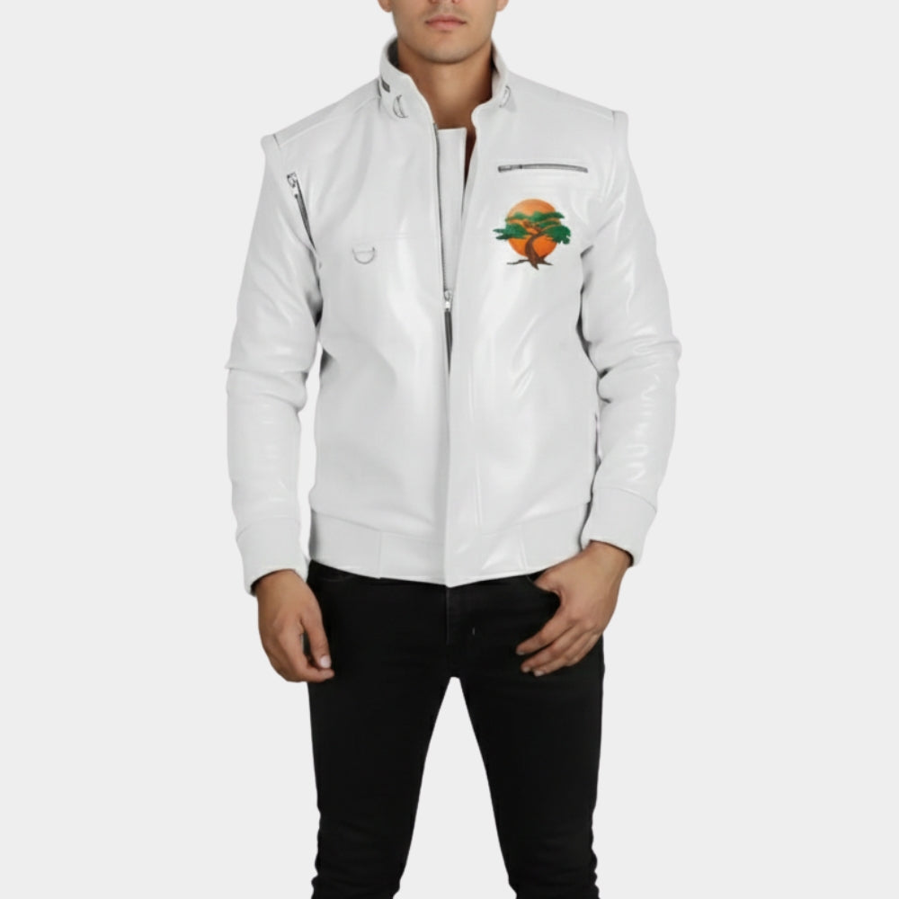 Karate Kid Miyagi Do Leather Jacket