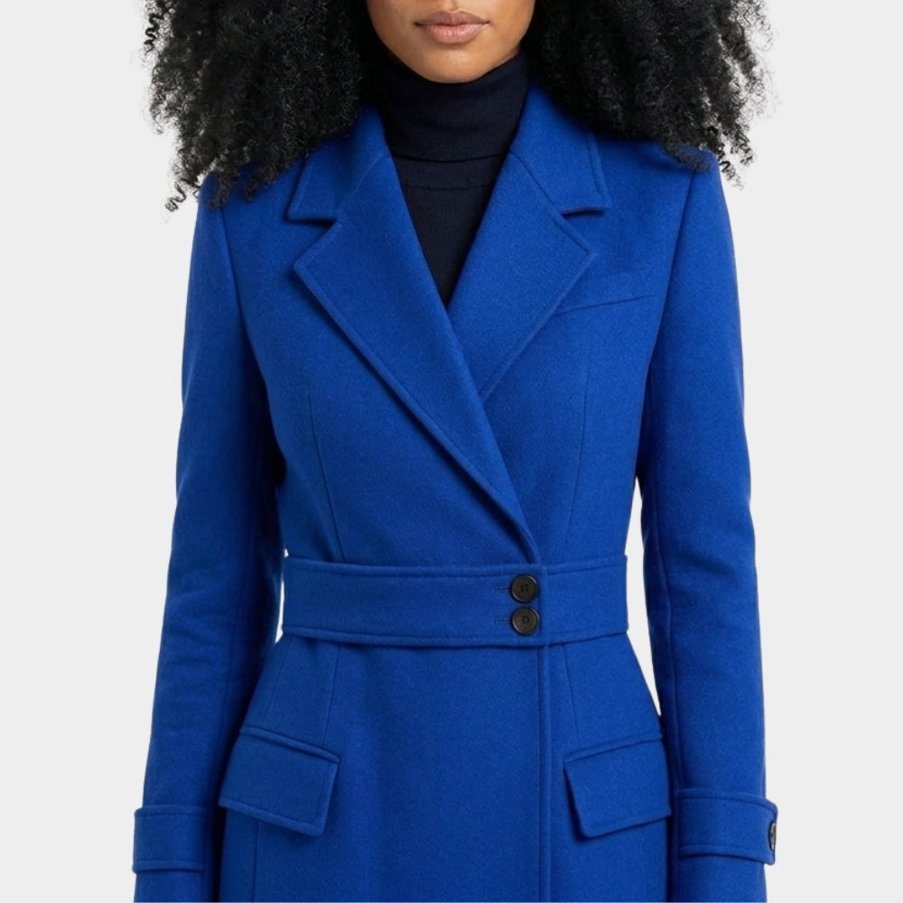 Kate Middleton Royal Blue Long Coat