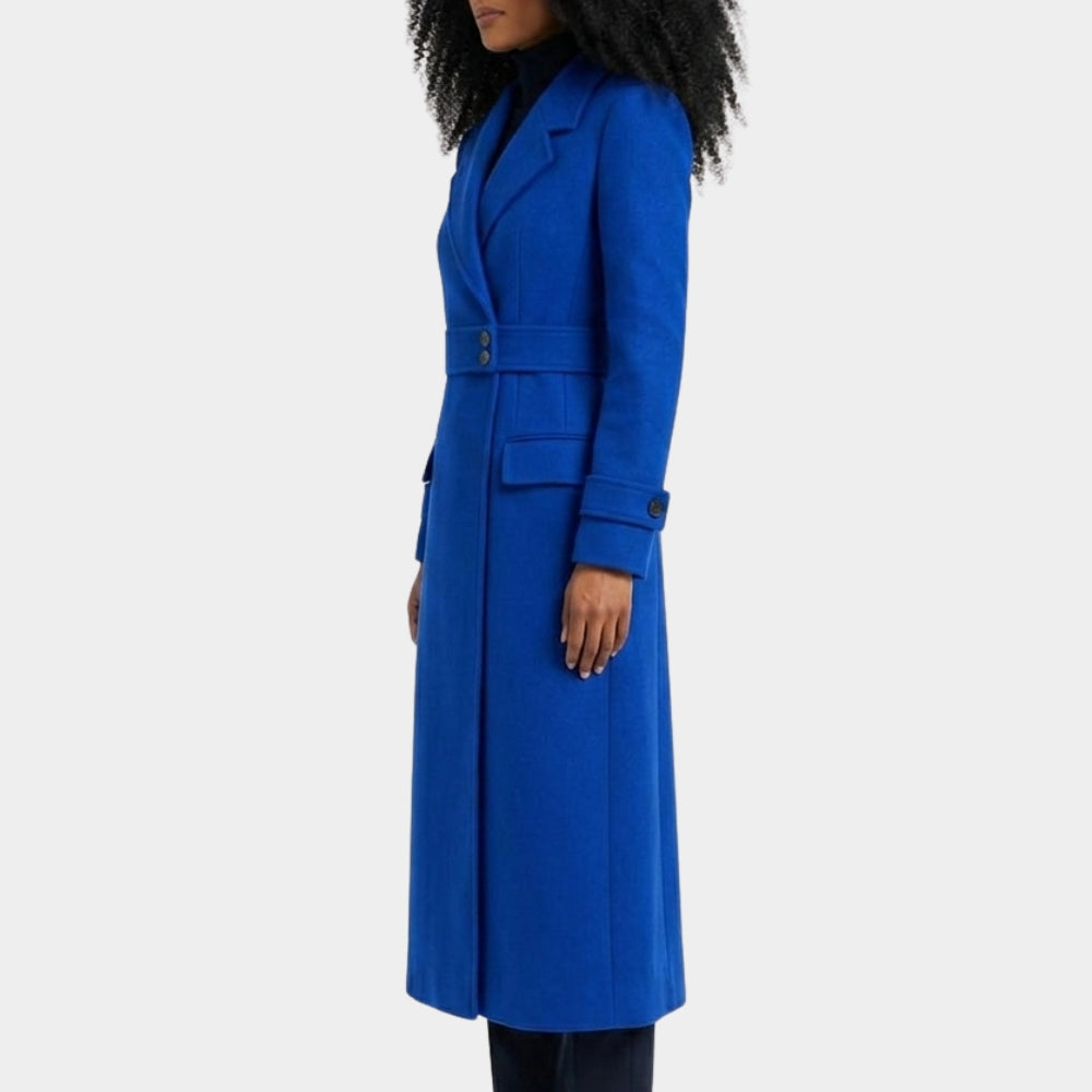 Kate Middleton Royal Blue Long Coat