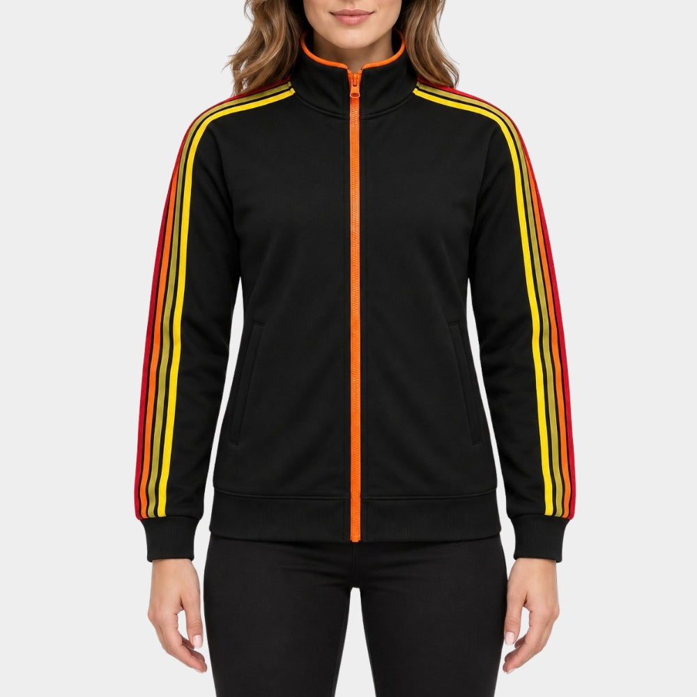Kill Jackie Catherine Jones Multi Striped Track Jacket