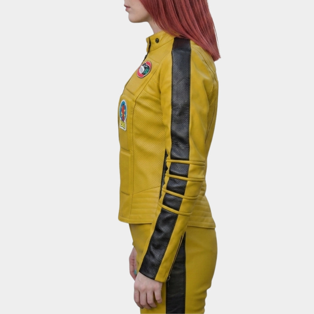 Kill Bill Uma Thurman Faux Leather Jacket