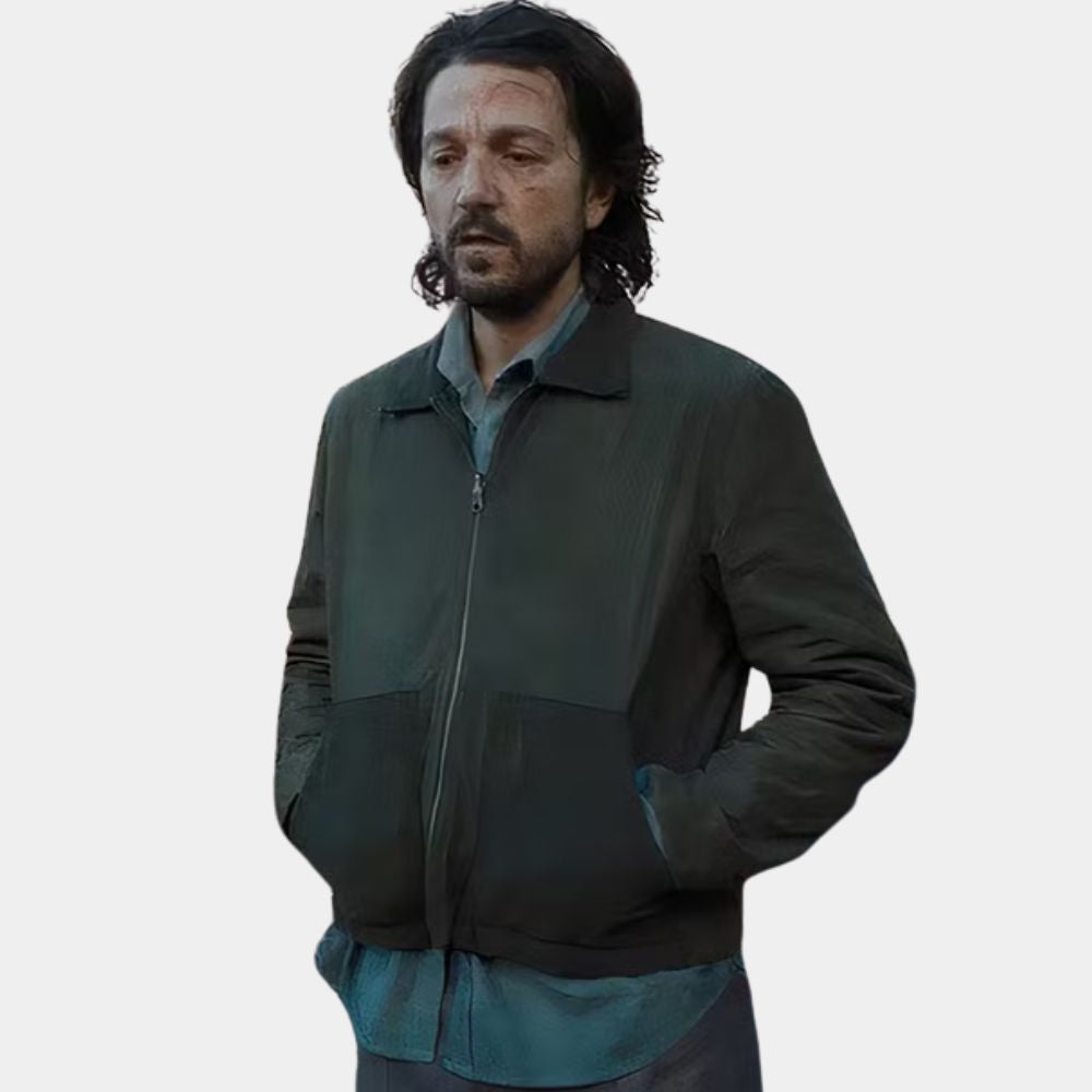 Diego Luna Grey Cotton Jacket