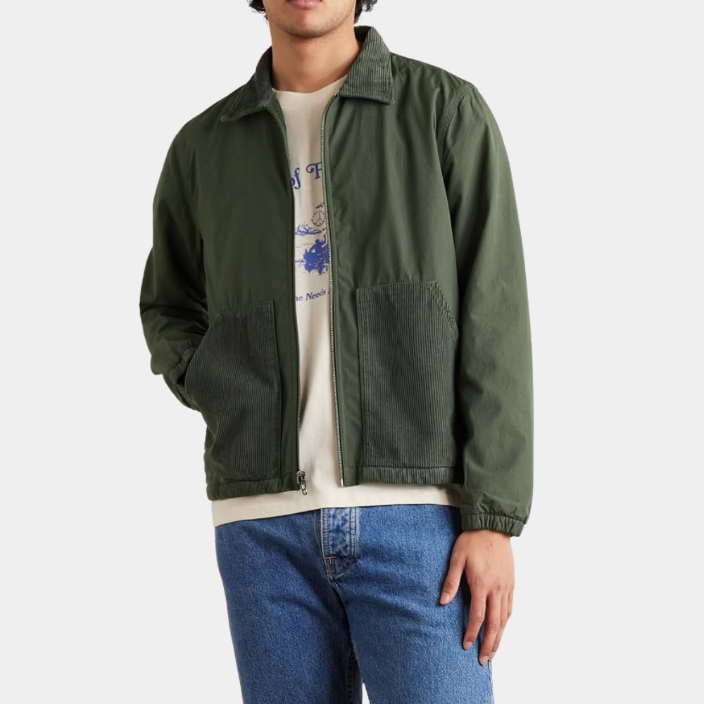 Diego Luna Grey Cotton Jacket