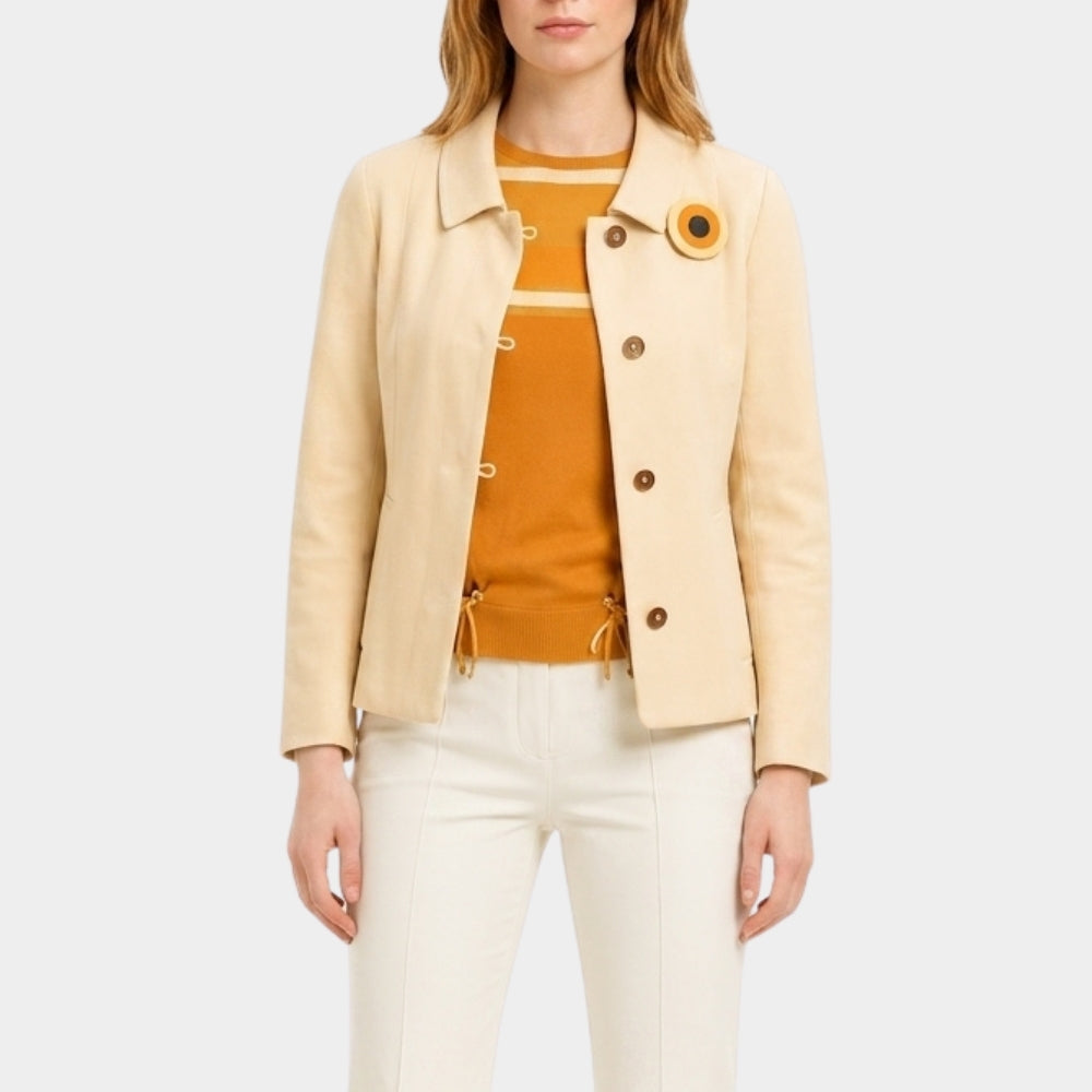 Klara and the Sun Natasha Lyonne Beige Jacket
