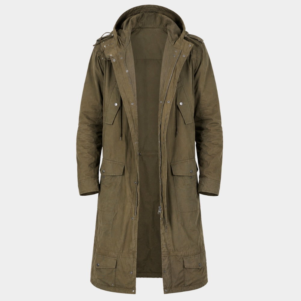 Jason David Frank Military Parka Coat