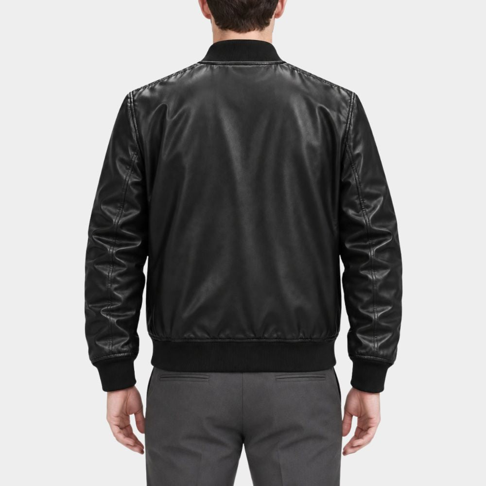 Lanterns Aaron Pierre Black Bomber Jacket