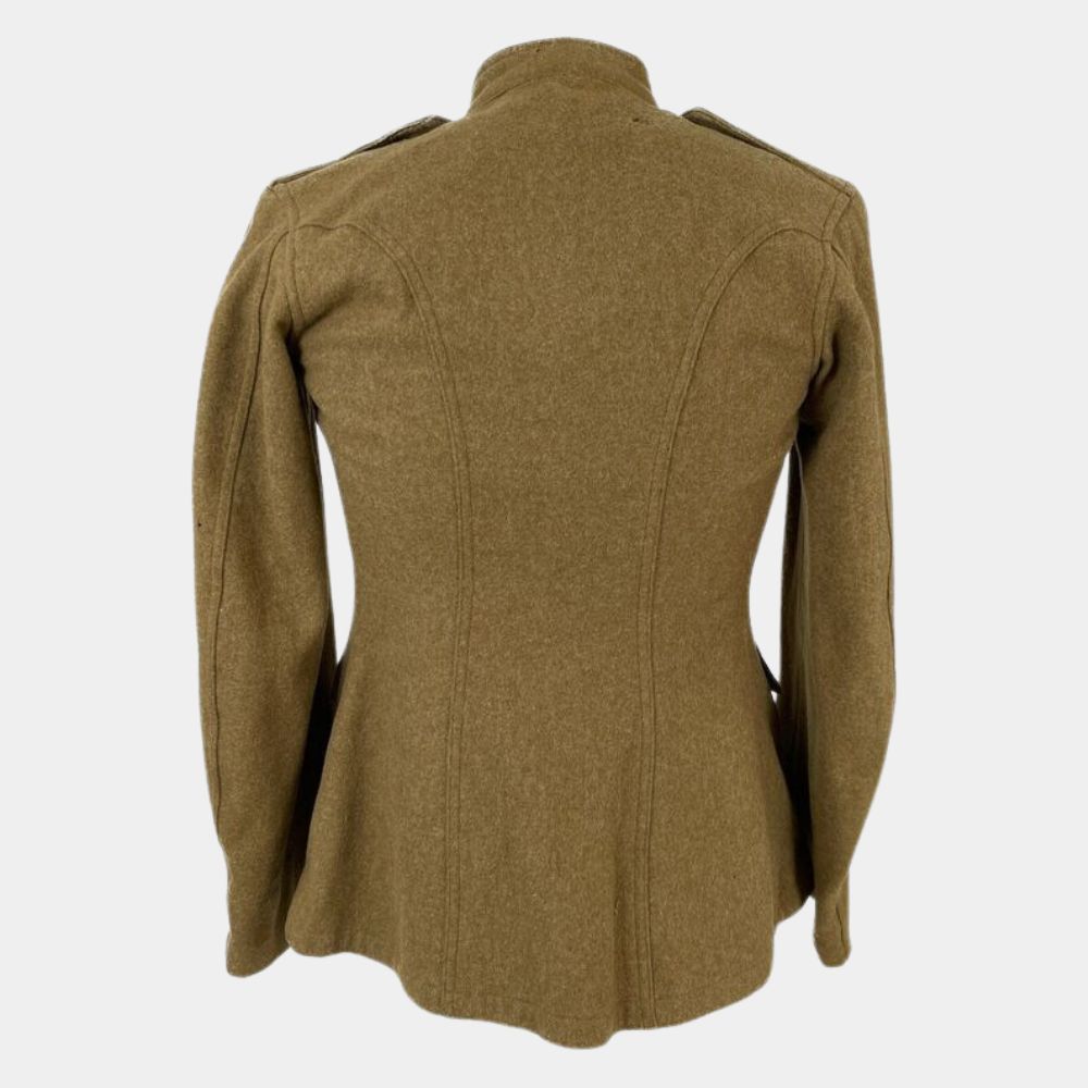 Leonardo DiCaprio aka Ernest Burkhart Brown U.S. WWI Uniform Jacket - Mannequin Back View
