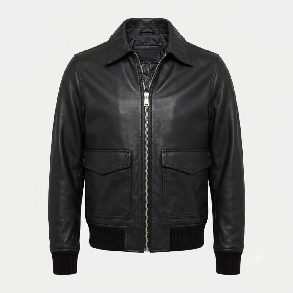 Liaison Vincent Black Leather Jacket