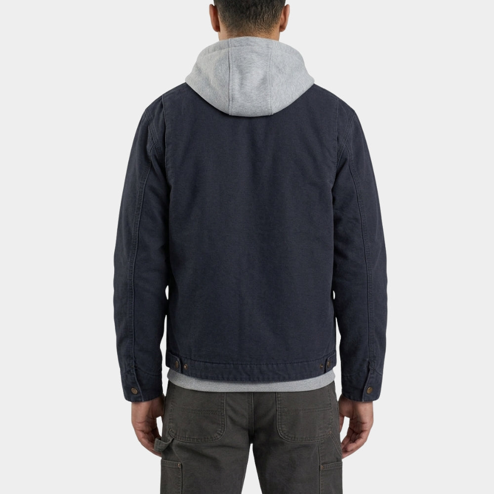 Line of Fire Mica Black Cotton Jacket