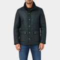 Line of Fire Taylor Bloom Black Quilted Jacket