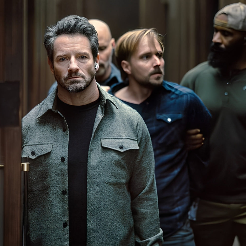 Lioness Dave Annable Grey Wool Jacket