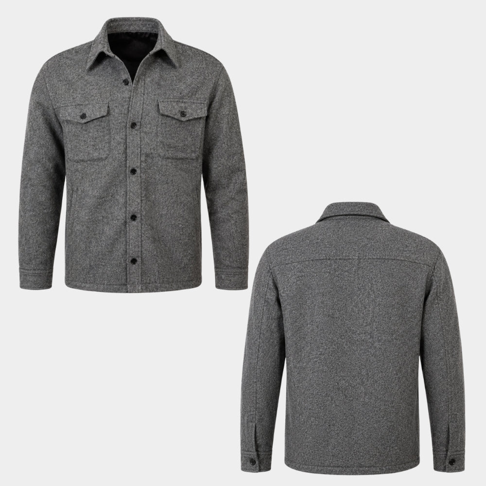 Lioness Dave Annable Grey Wool Jacket
