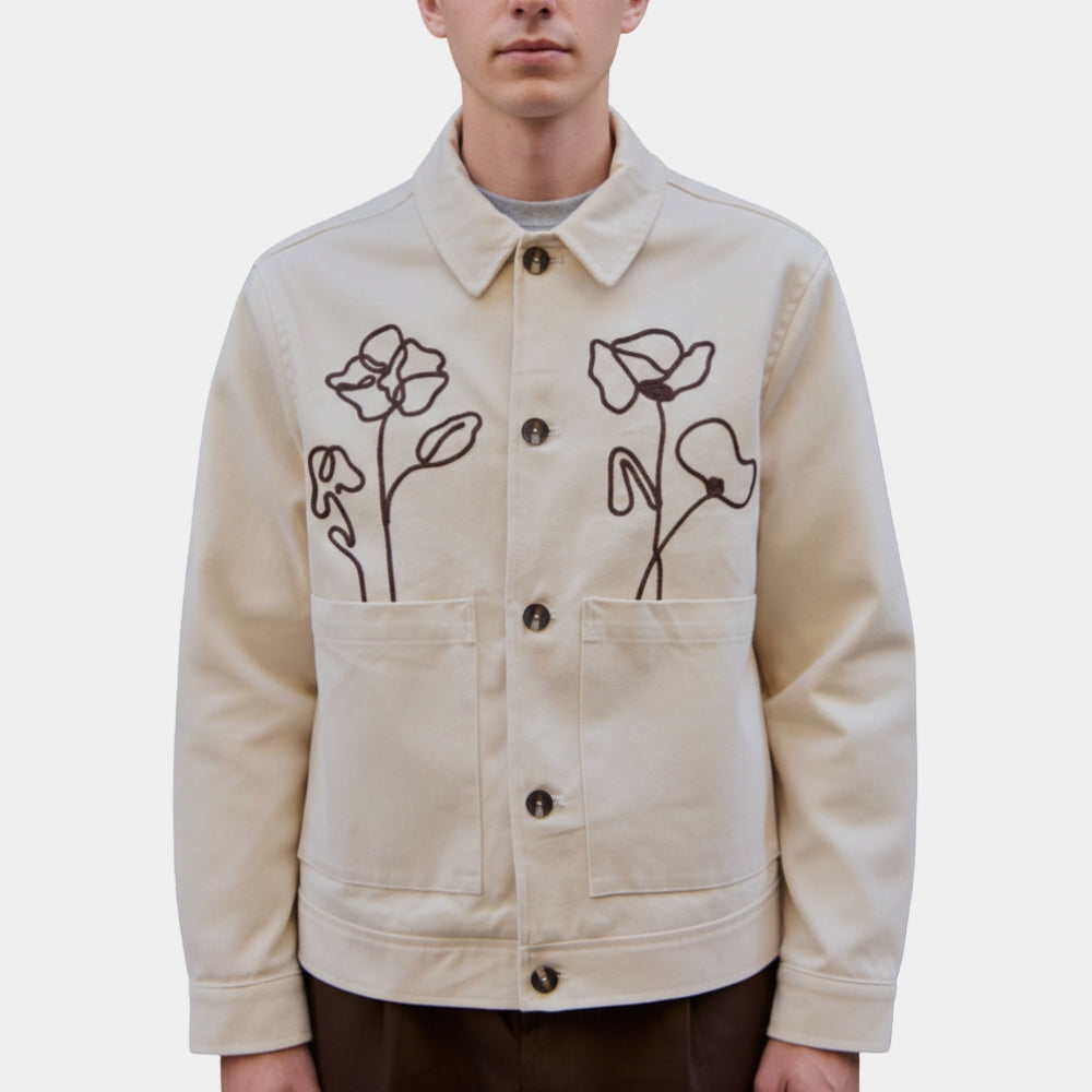 Love Is Blind  France Julien Off-White Warren Léo Cotton Printed Jacket - Front View