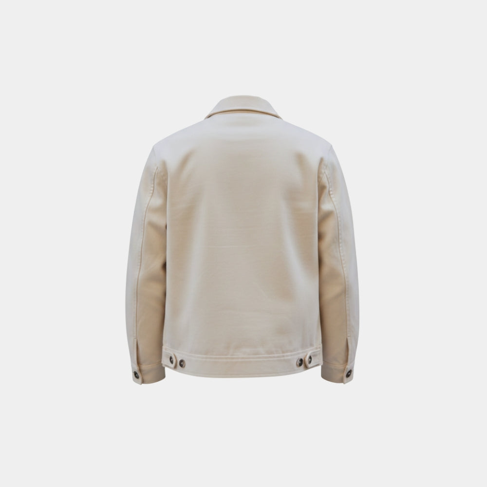 Love Is Blind  France Julien Off-White Warren Léo Cotton Printed Jacket - Mannequin Back View
