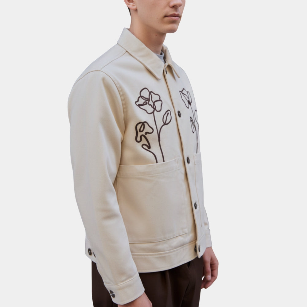 Love Is Blind  France Julien Off-White Warren Léo Cotton Printed Jacket - Side View