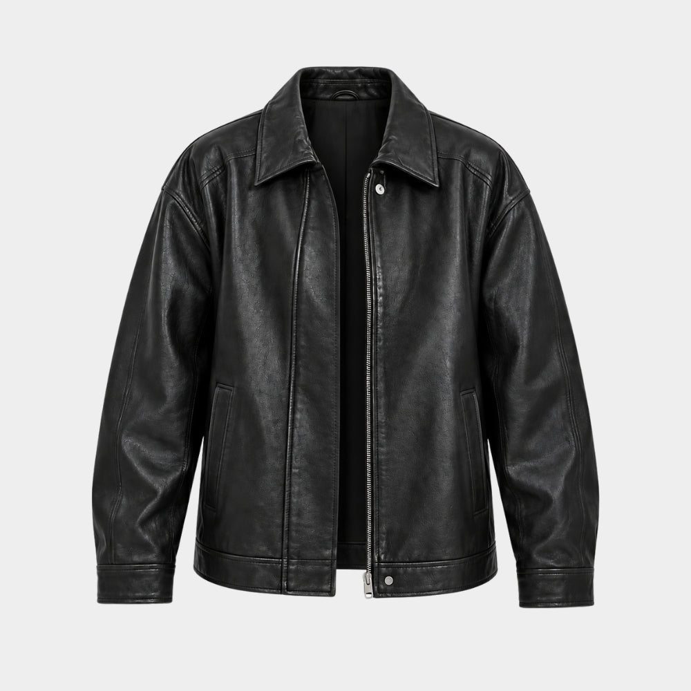 Love in Disguise Seol In-ah Black Leather Jacket