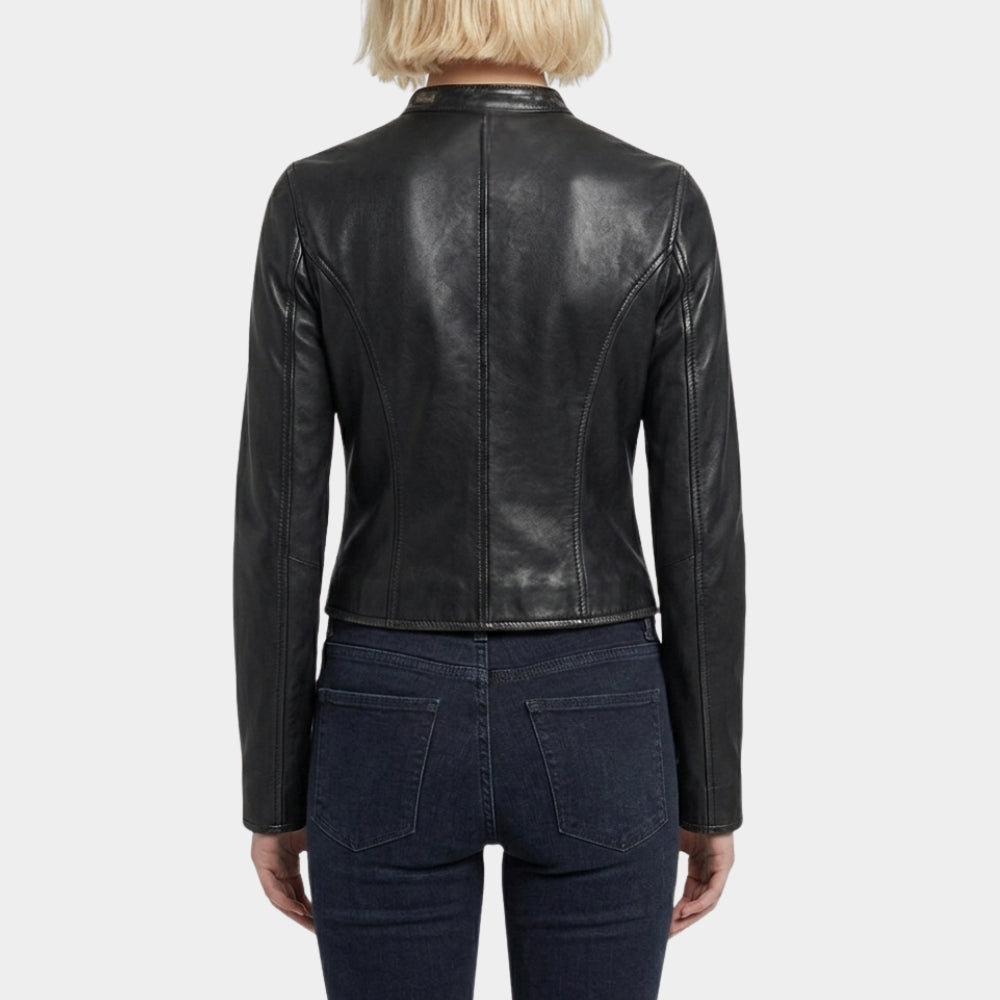 Lucky Anya Taylor Joy Black Leather Jacket