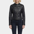 Lucky Anya Taylor Joy Black Leather Jacket