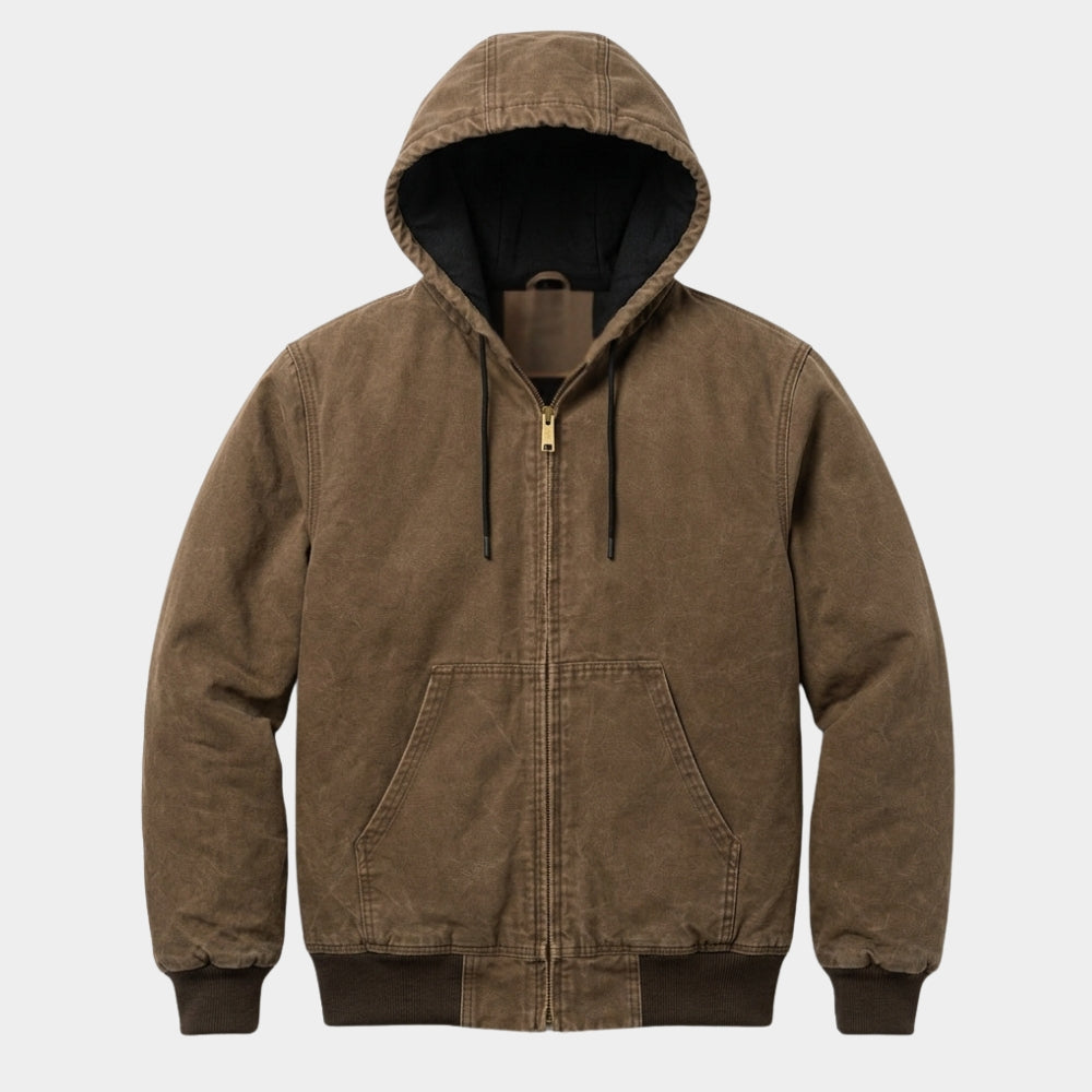Lucky Drew Starkey Brown Hooded Jacket