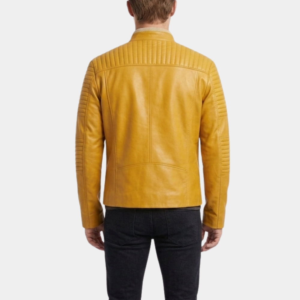 Luke Skywalker Yellow Leather Jacket