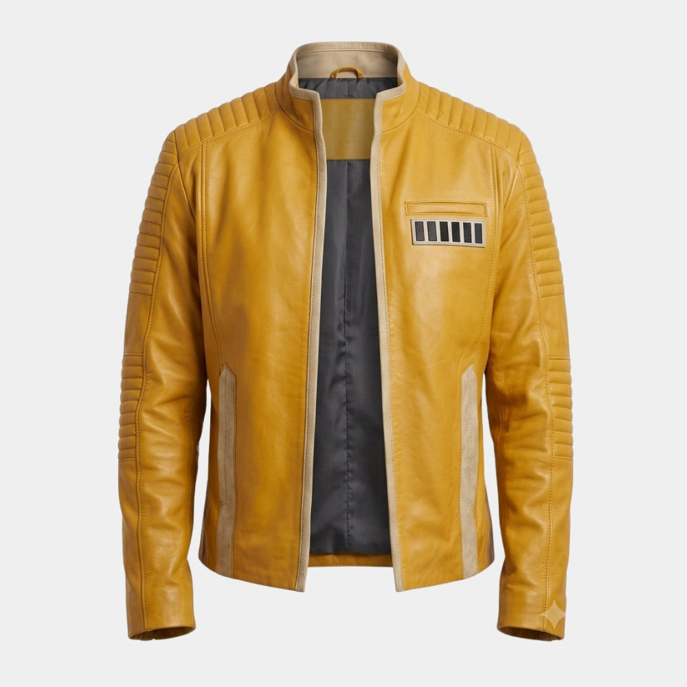 Luke Skywalker Yellow Leather Jacket