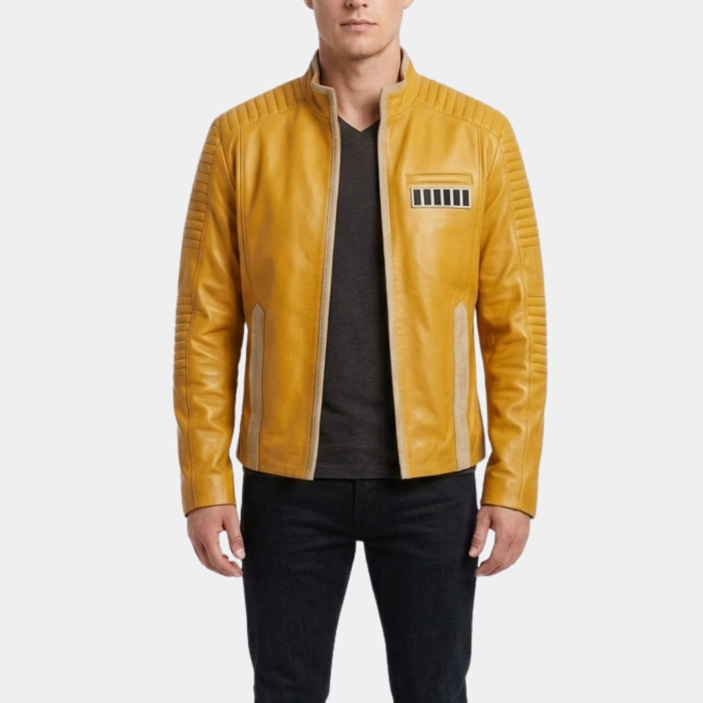 Luke Skywalker Yellow Leather Jacket