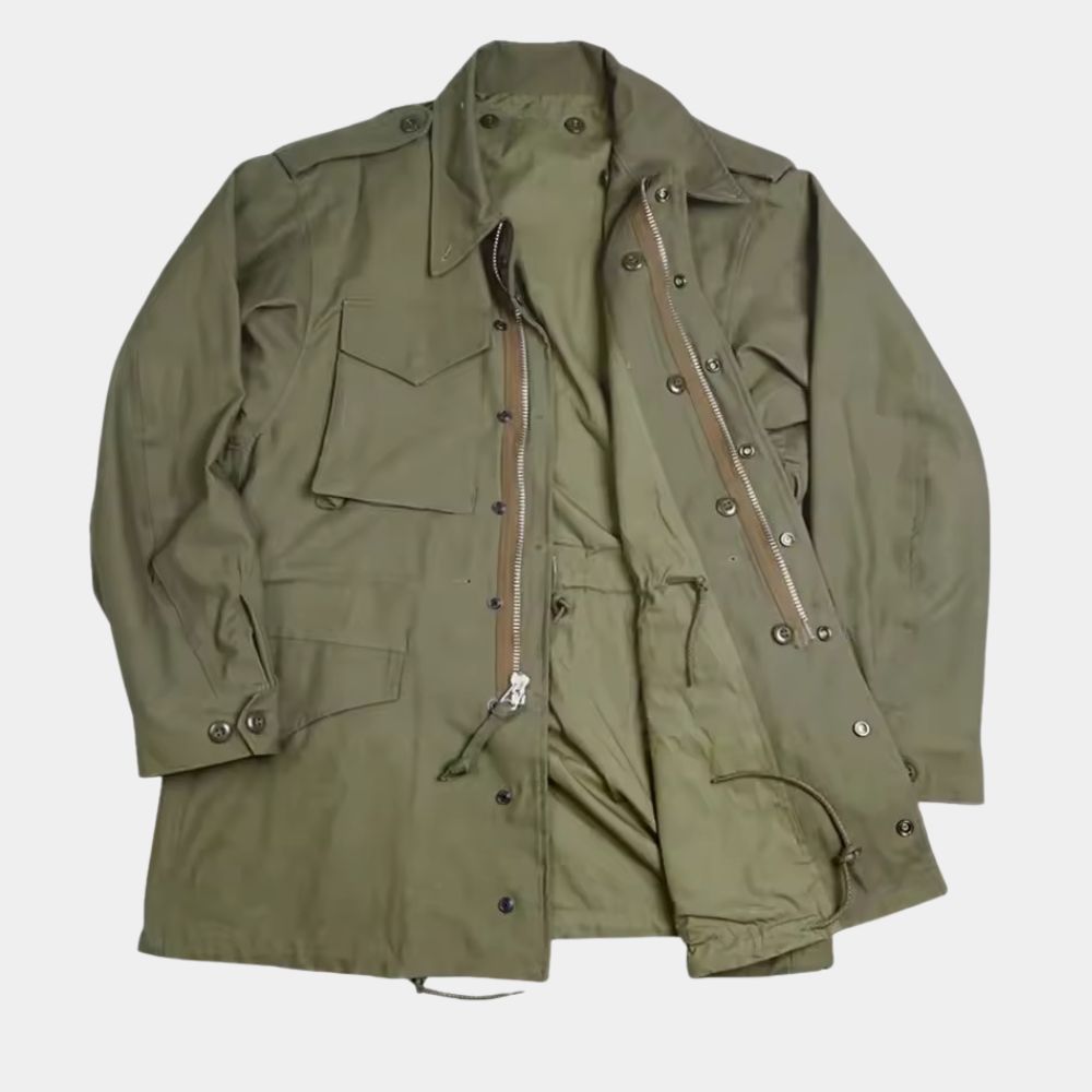M51  US Army Green Field Cotton Jacket - Mannequin Front View