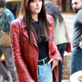 Madame Web Dakota Johnson Leather jacket - Character Front View