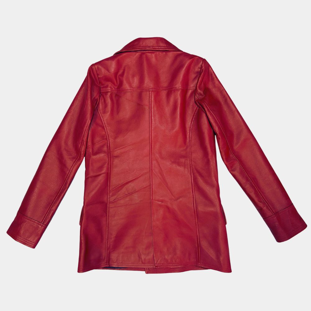 Madame Web Dakota Johnson Leather jacket - Mannequin Back View
