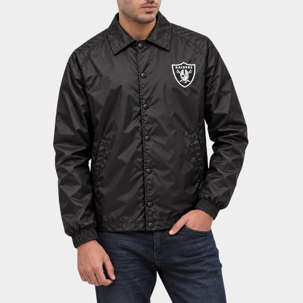 Madden Nicolas Cage Oakland Raiders Black Jacket