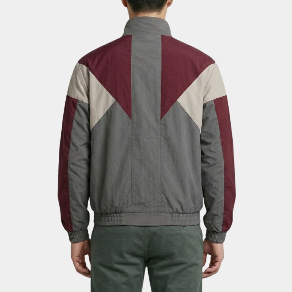 Man on Fire Yahya Abdul-Mateen II Jacket (John Creasy) - Track Jacket in Cotton - Back View