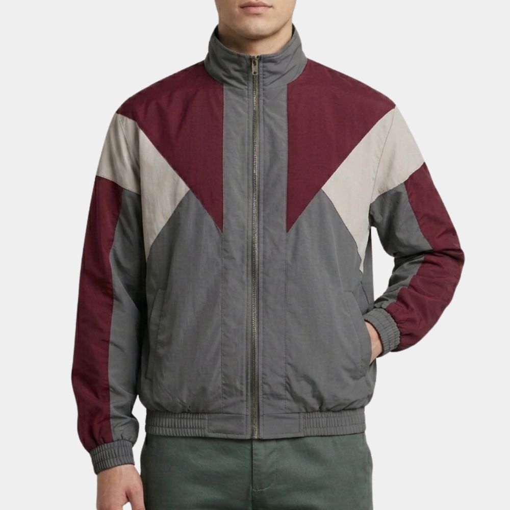 Man on Fire Yahya Abdul-Mateen II Jacket (John Creasy) - Track Jacket in Cotton - Front View 