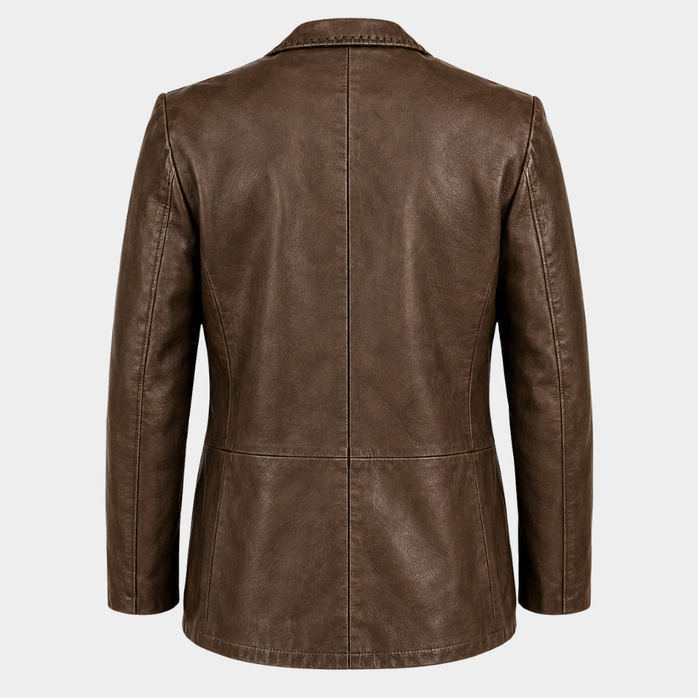 Marshals Mo Brings Plenty Leather Blazer
