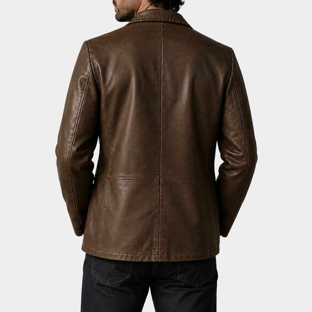 Marshals Mo Brings Plenty Leather Blazer