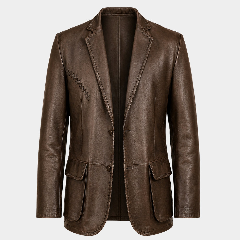 Marshals Mo Brings Plenty Leather Blazer